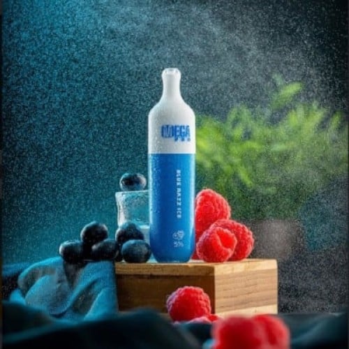 سحبة ميجا برو 3 مكس بلو راز ايس 3000 موشة Mega Pro 3 Blue Razz ICE 3000 Puffs