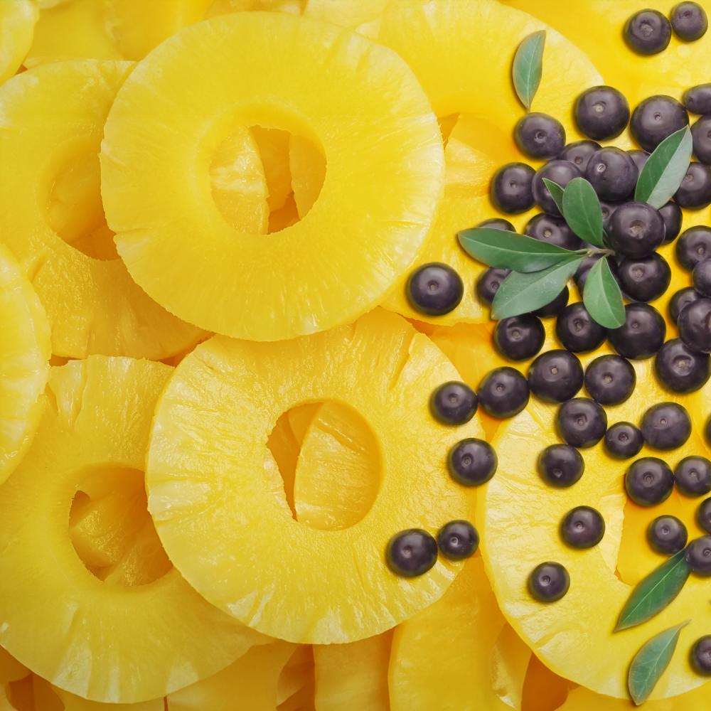 شاي أخضر مثلج مع الأساي و الأناناس 250 مل