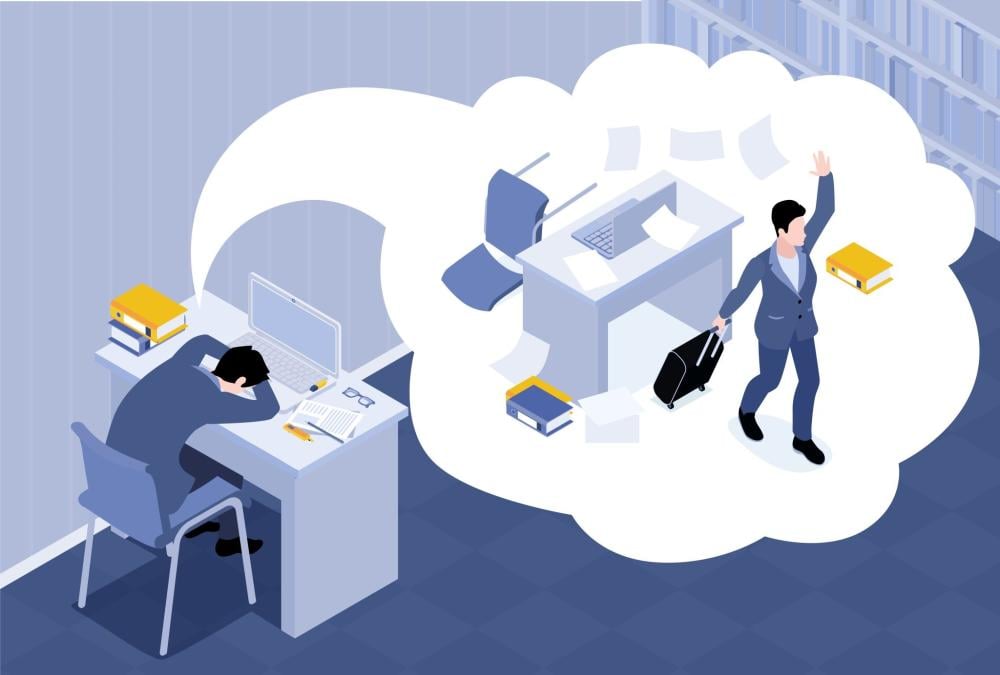 ما سبب استقالة الموظف المتميز