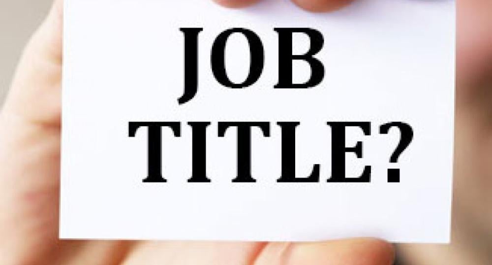 ترتيب المسميات الوظيفية في الشركات