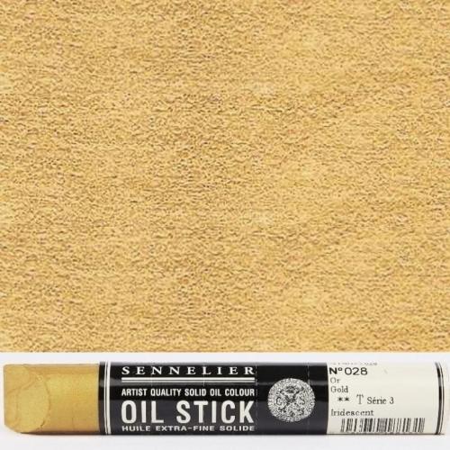 Oil stick- حجم 13 cm درجة اللون ذهبي GOLD -NO 028