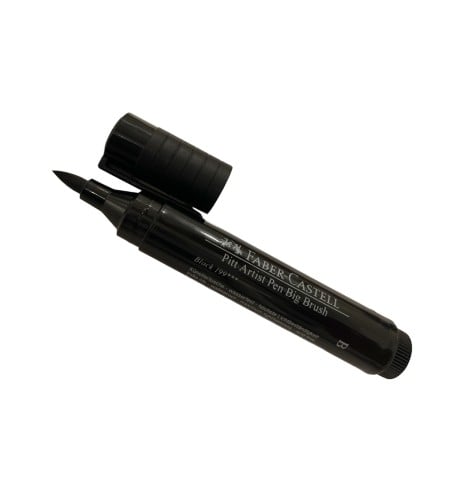 قلم فلوماستر B أسود قلم أسود صبغ هندي-رأس مدبب B P...