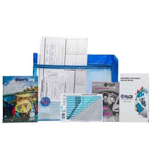 PADI Open Water eLearning Crew-Pak with Table, Blu...