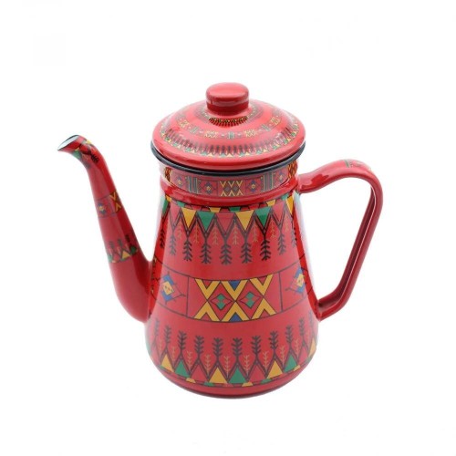 بكرج تراثي احمر سعة 1.2 لتر