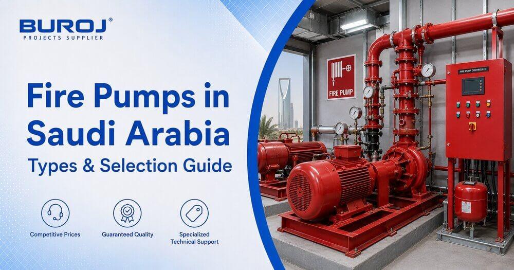 أفضل أنواع مضخات الحريق بالسعودية 2026