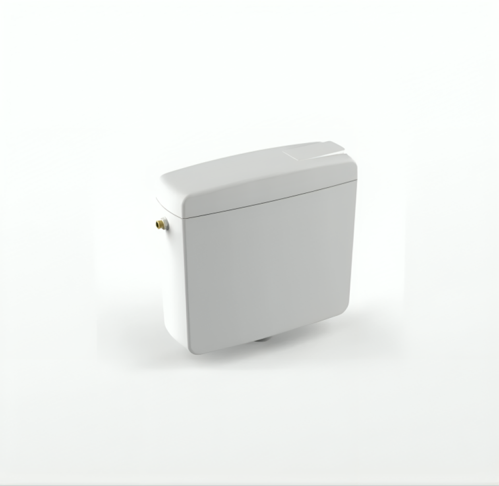 سيفون عربي شلال من الخزف السعودي - أبيض