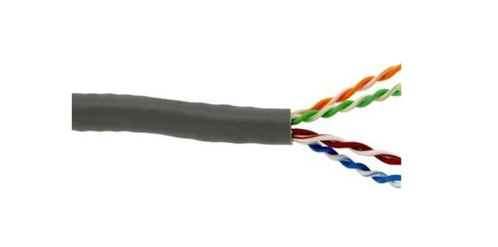 كابل داتا Cat6A 10GB24 UTP - مقاس 23 AWG - من بلدن - رمادي