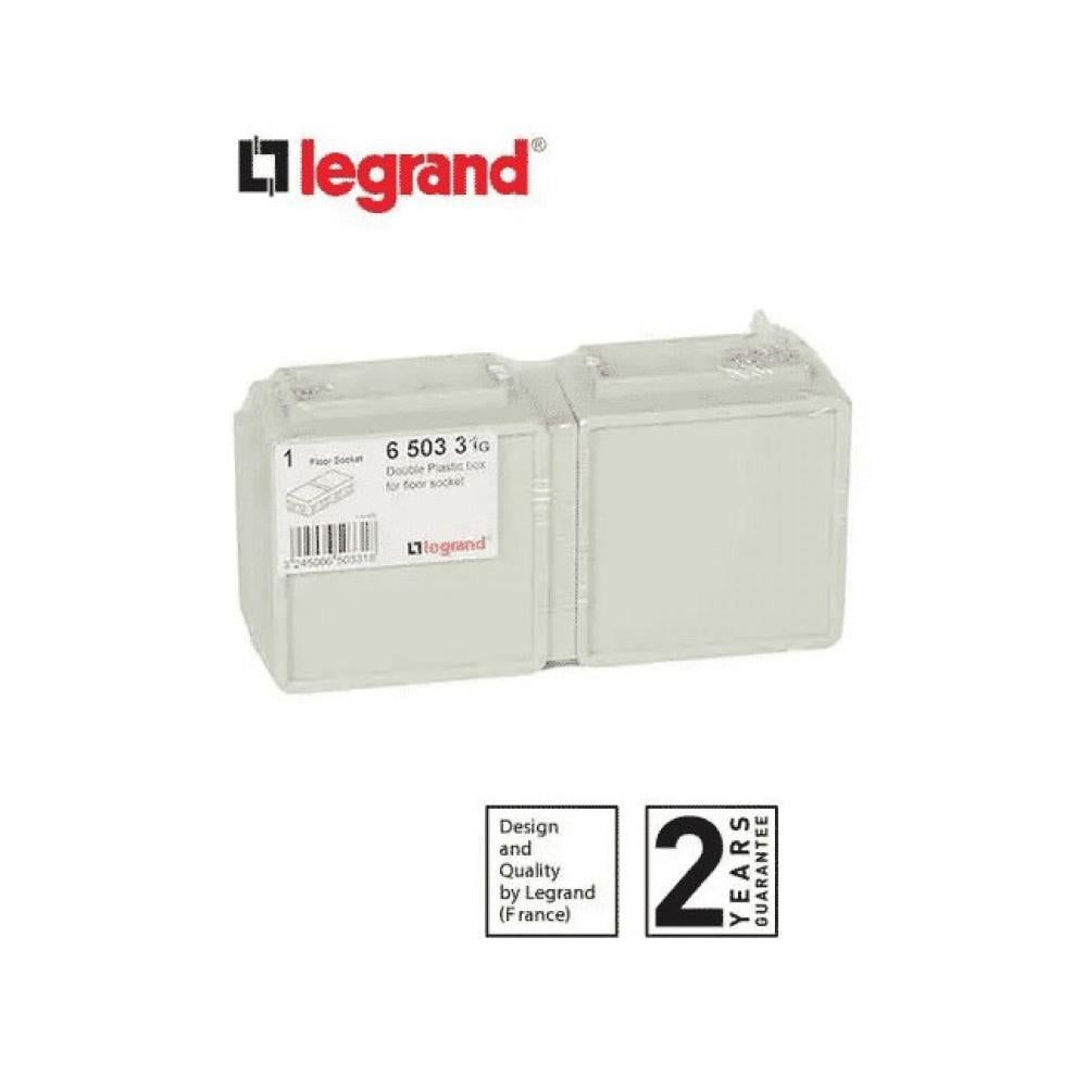 علبة فيش أرضية بلاستيك من ليجراند - 247x231.6 مم - موديول 6