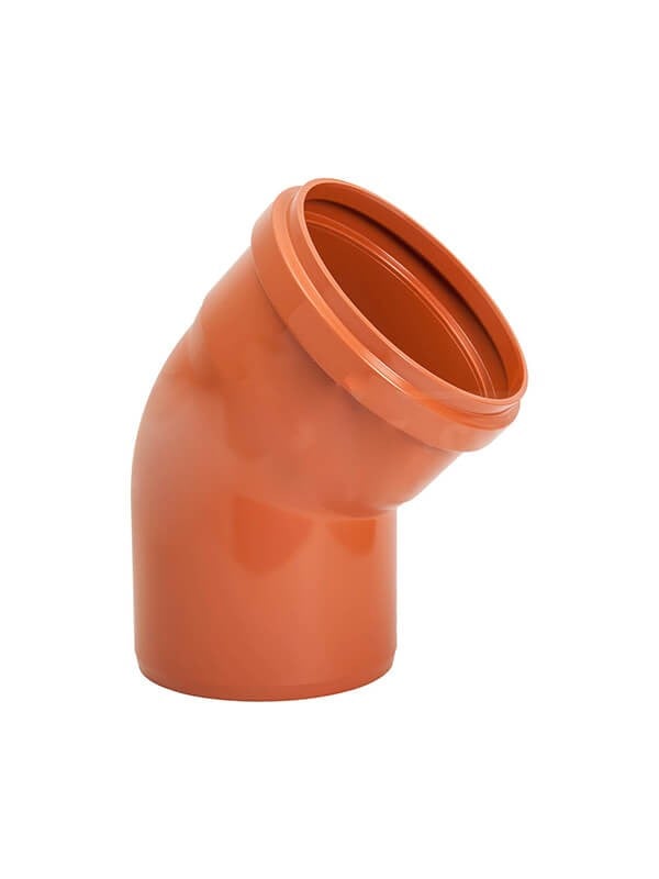 Namat elbow - drain - 45 degree bend - size 110 mm - orange from Nipro