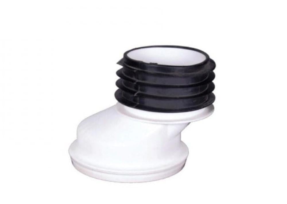 Toilet Pan Connector- offset- PVC- 3 Inch