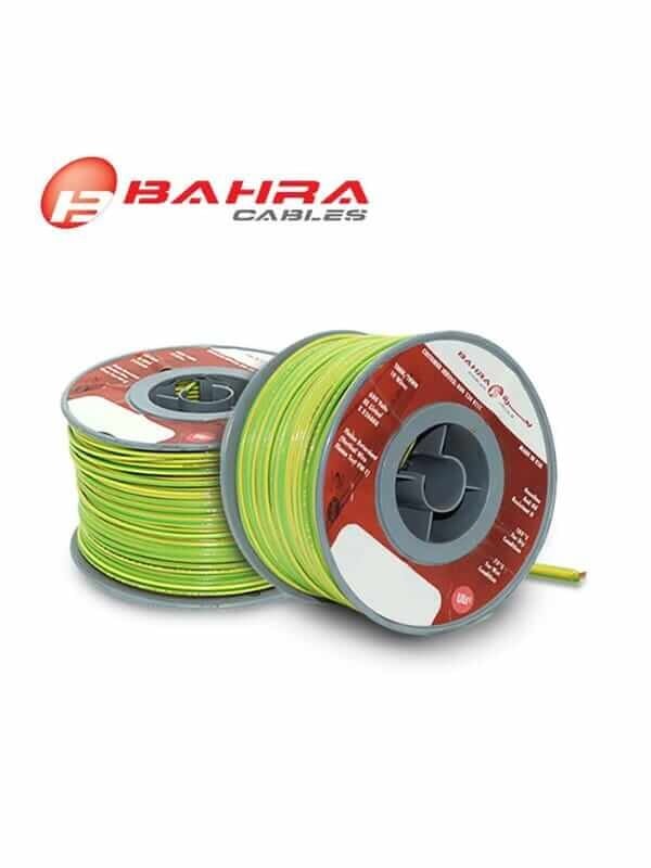 كابل غير مسلح منخفض الجهد من بحرة - مقاس 1x95 - اخضر x اصفر