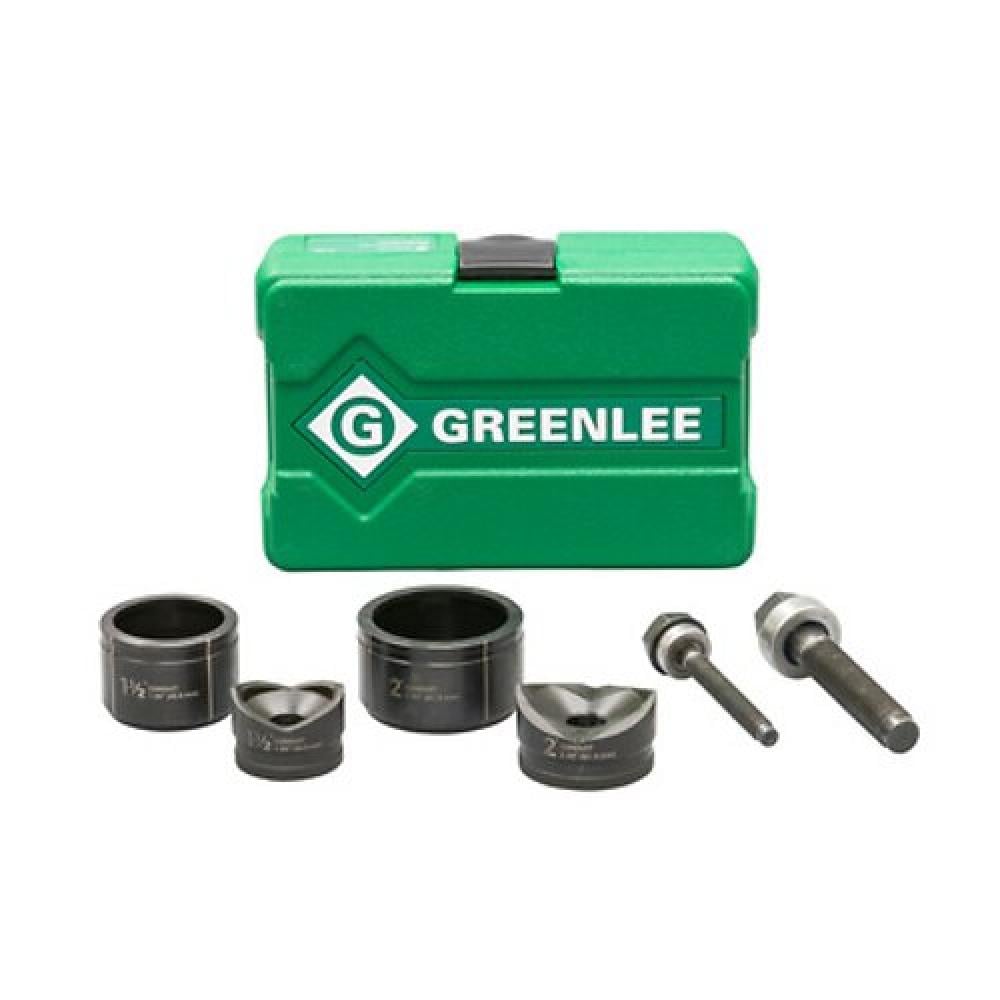 طقم خرامة صاج يدوي GREENLEE من 1/2 إلى 2 بوصة