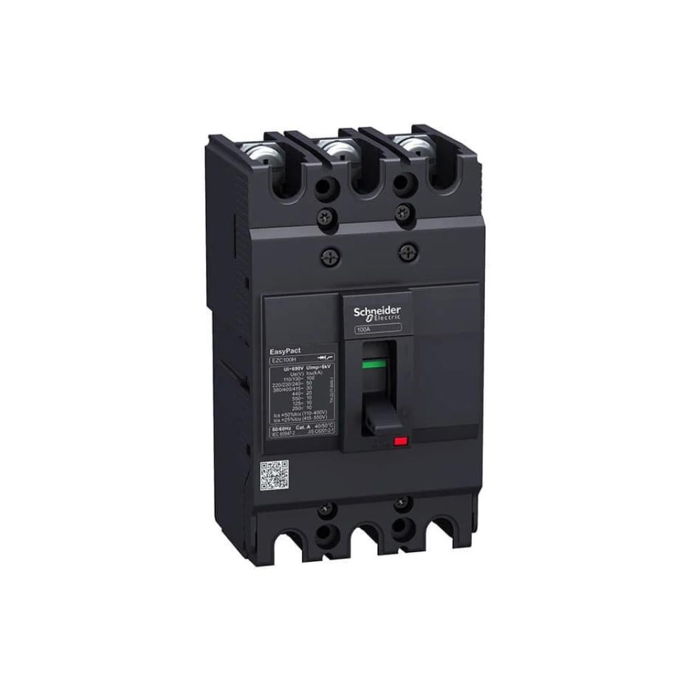 قاطع رئيسي ثلاثي القطب من شنايدر - 50 أمبير - Easypact EZC100N3050, TMD