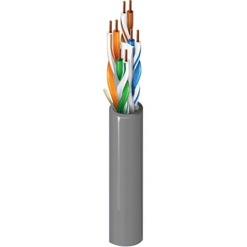 كابل داتا نحاس CAT6 7965E من بلدن - طول 305 متر - مقاس 4P/AWG23 - رمادي