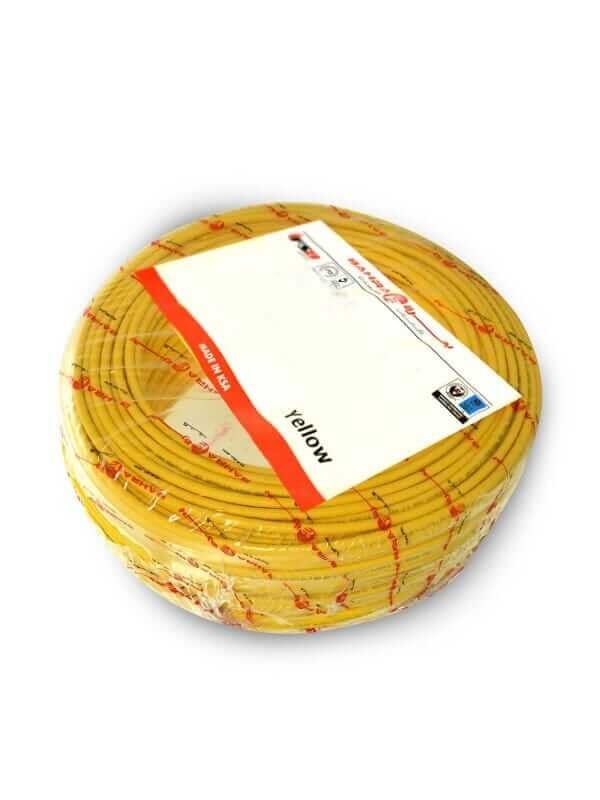 سلك كهربائي NYA ميكا من بحرة - 2.5 مم - LS0H - اصفر