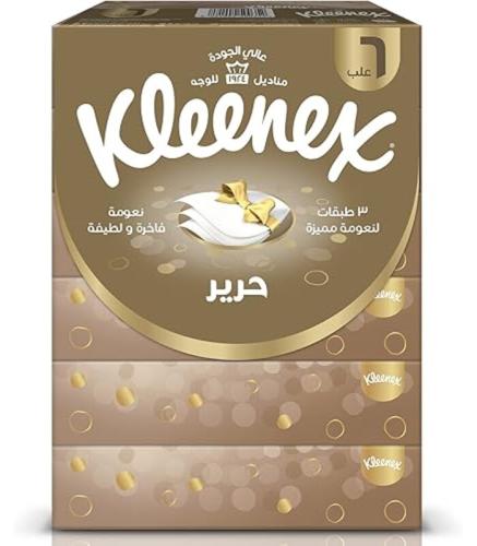 مناديل كلينكس حرير 3طبقات  54منديل