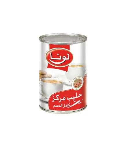 حليب مركز لونا كامل الدسم 400جم