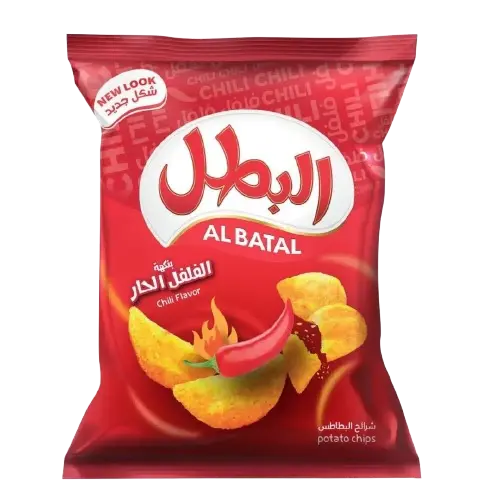 بطاطس البطل بالفلفل الحار 65 جم
