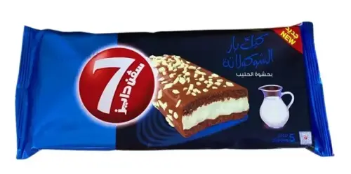 كيك بار سفن دايز الشوكولاتة بحشوة الحليب 40 جم