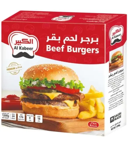 برجر بقري الكبير 24 قطعة 1200 جم