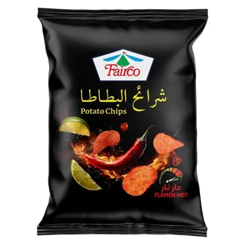 شرائح بطاطيس فاركو حار نار 18 جم