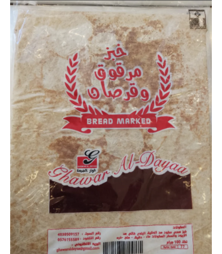 خبز مرقوق وقرصان 100 جم