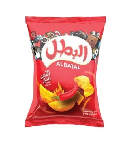 بطاطس البطل بنكهة الفلفل الحار 23 جم