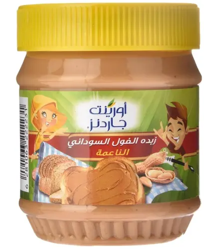 زبدة الفول السوداني اورينت جاردنز الناعمة 510 جم 18 اونز