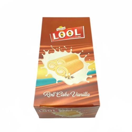 رول كيك / كوكيز شوكولاته / فانيلا لول 3 قطع 48 جم