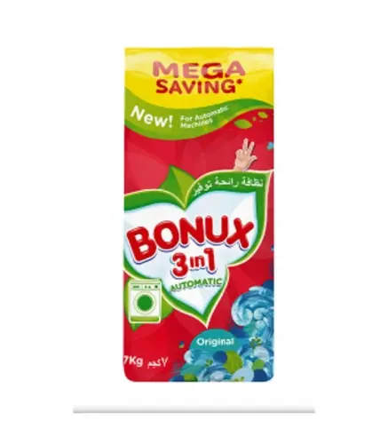مسحوق الغسيل بونكس اخضر عادي 7 كغ