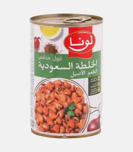فول مقشور لونا بالخلطة سعودية 450 جم
