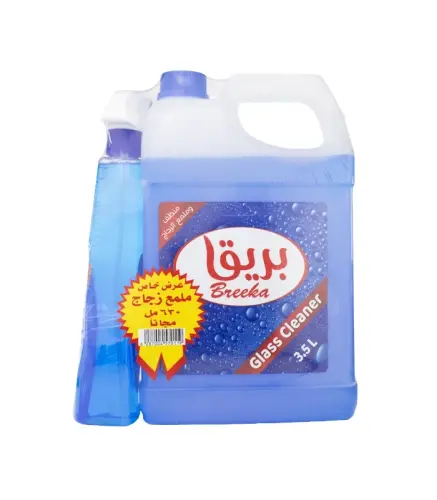منظف زجاج بريقا  3.5 لتر