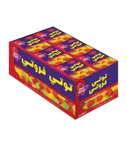 حلاوة توتي فروتي الفواكه 18جم 025004