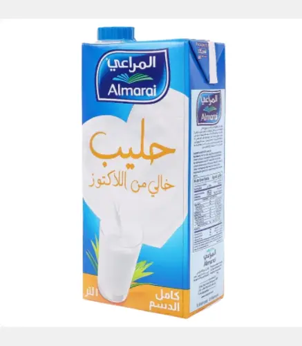 حليب المراعي طويل الاجل خالي من اللاكتوز 1 لتر