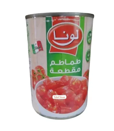 طماطم مقطعة لونا  400 جم