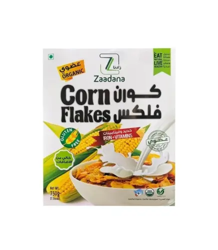 كورن فلكس عضوي 750 جم