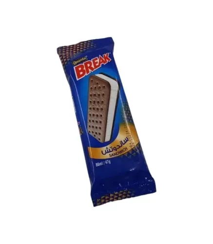 ايسكريم كوانتا بريك ساندويتش 80 مل