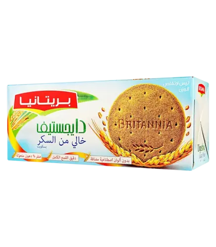 بسكويت دايجتسيف بريتانيا خالي من السكر 350 جم