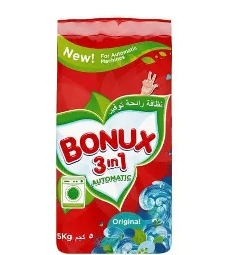 مسحوق الغسيل بونكس اخضر اوتوماتيك 5 كغ