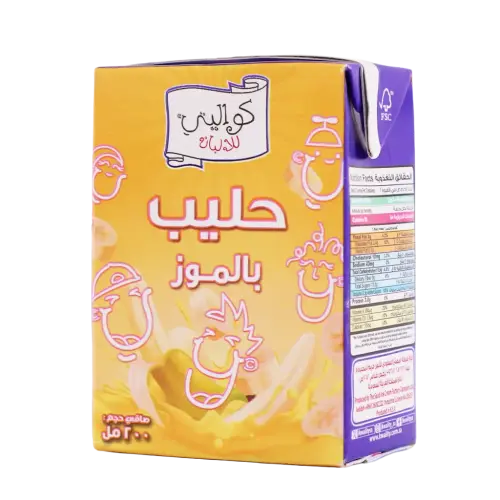 حليب  مصاص كوالتي بالموز 200 مل