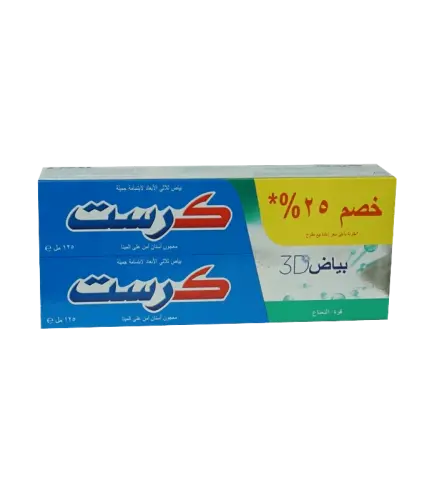معجون اسنان كرست قوة النعناع ثلاثي الابعاد 2* 125 مل