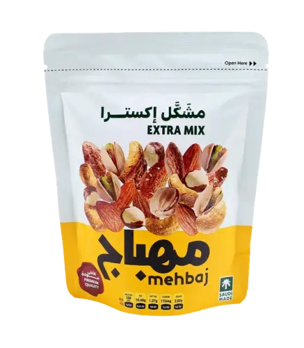 مكسرات مشكله اكسترا مكس المهباج  120 جم