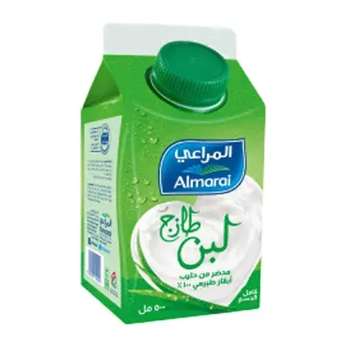 لبن المراعي كامل الدسم 500 مل