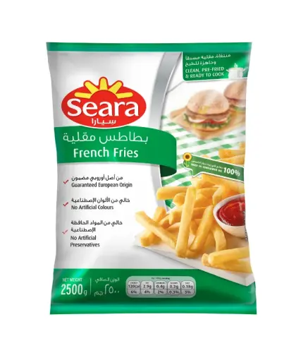 بطاطس مجمد 9 م  سيارا 2.5 جرام