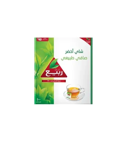 شاي اخضر ربيع 100كيس 200 جم