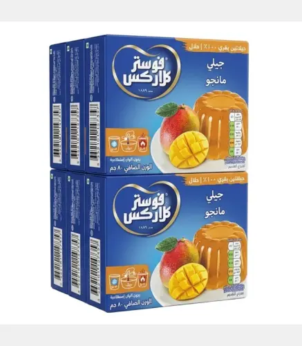 حلوى الجلاتين بقري فوستر كلاركس بنكهة المانجو 80 جم