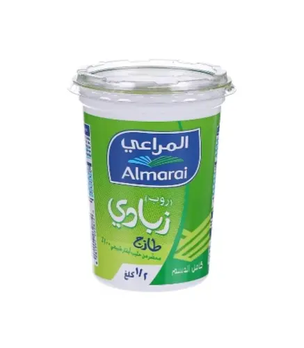 زبادي المراعي كامل الدسم 500 جم