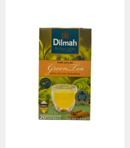 شاي أخضر دلما بالقرفة 20 ظرف 40 جم