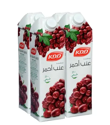 عصير كي دي دي عنب احمر 1 لتر