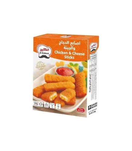 اصابع الدجاج والجبنة الكبير 9-10قطعة 250 جم
